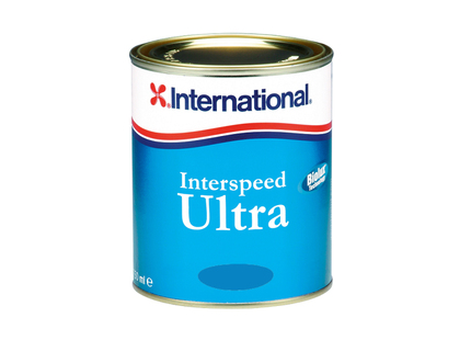 Твердая необрастающая краска International Interspeed Ultra голубая 2,5л.